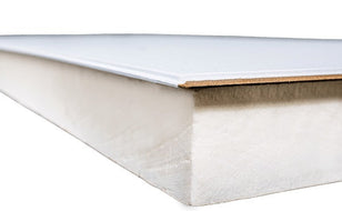 PIR-Afgewerkt - 1290x600x60mm+10mm - Rd 2,27 (0,77m²/pl)