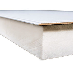 PIR-Afgewerkt - 1290x600x50mm+10mm - Rd 1,82 (0,77m²/pl)