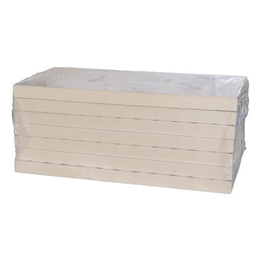 Plaat Recticel Silver PIR - 1200x600x50mm - aluminium cachering - Rd 2,25 (0,72 m2)