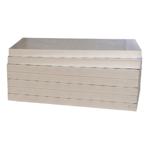 Plaat 110mm dik Rd 5 - Recticel Silver - aluminium cachering - 600x1200mm (0.72m2)