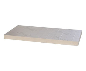Plaat Recticel Silver PIR - 1200x600x80mm - aluminium cachering - Rd 3,60 (0,72m2)