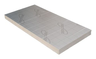 Plaat Recticel Silver PIR - 1200x600x50mm - aluminium cachering - Rd 2,25 (0,72 m2)