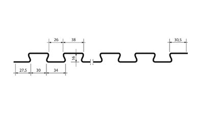 Lewis Zwaluwstaartplaat 1220x630mm