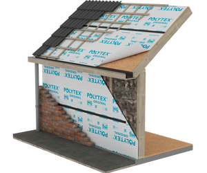 Polytex damp-open dakfolie original - 1.5x50mtr